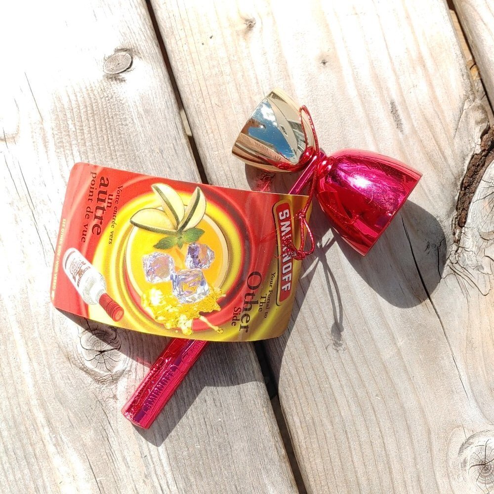 VIBRANT Smirnoff Jigger with recipes NWT